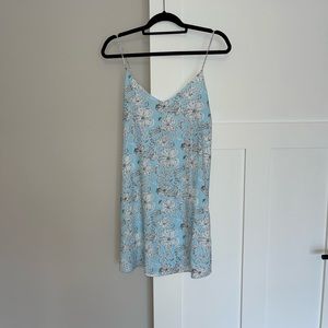 Design Lab Blue and White Floral Pattern Sundress - NWT - Size Small